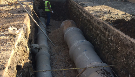 Türkoğlu İlçesi Mahir Ünal ve İstiklal Caddeleri  Kanalizasyon ve Yağmursuyu İnşaatı